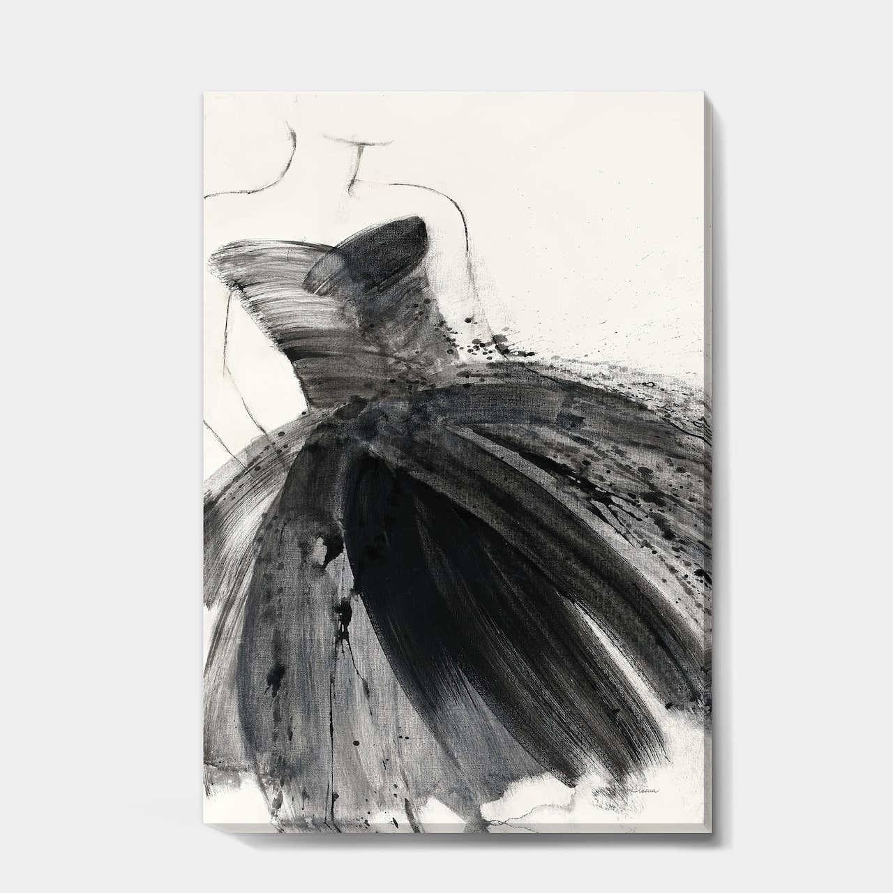 Designart - Glam and Fashion Feminine III - Fashion Figures Gallery-wrapped Canvas